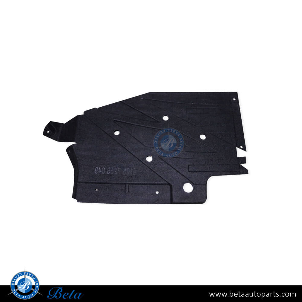 Left Side Coating Under Cover Small for BMW 3-4 Series F30/F34/F32/F36 2012-2020 models, Part Number 51757258049 Left Side Coating Under Cover Small for BMW 3-4 Series F30/F34/F32/F36 2012-2020 models, Part Number 51757258049